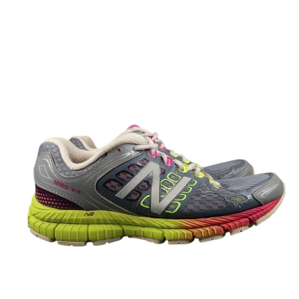 New Balance Shoes Womens 9 Athletic Trainers Running Active 1260 V4 Sneaker Gray